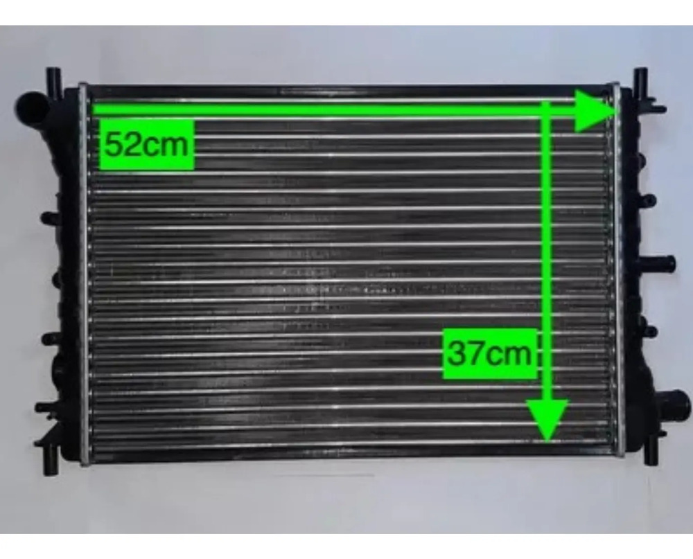 Radiador Volkswagen Logus 1.8 C/a - Pointer 2.0 C/a - Imagen 3