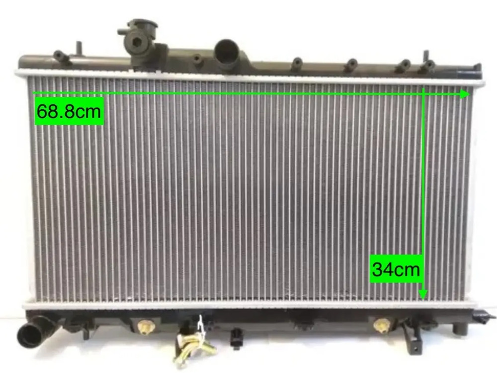 Radiador Subaru Impresa 2.5 Wrx Sti 2.5 305hp 16v Dohc - Imagen 2