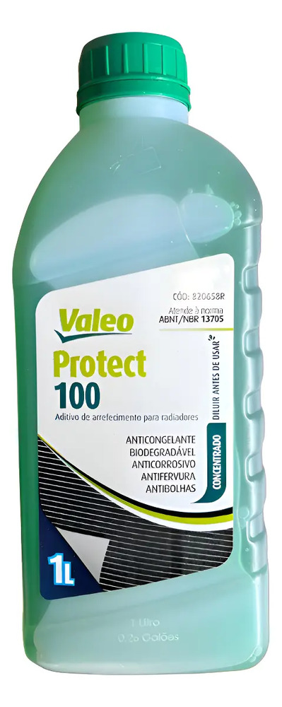 Liquido Refrigerante Valeo Protect Ultra 100 1 Litro Verde