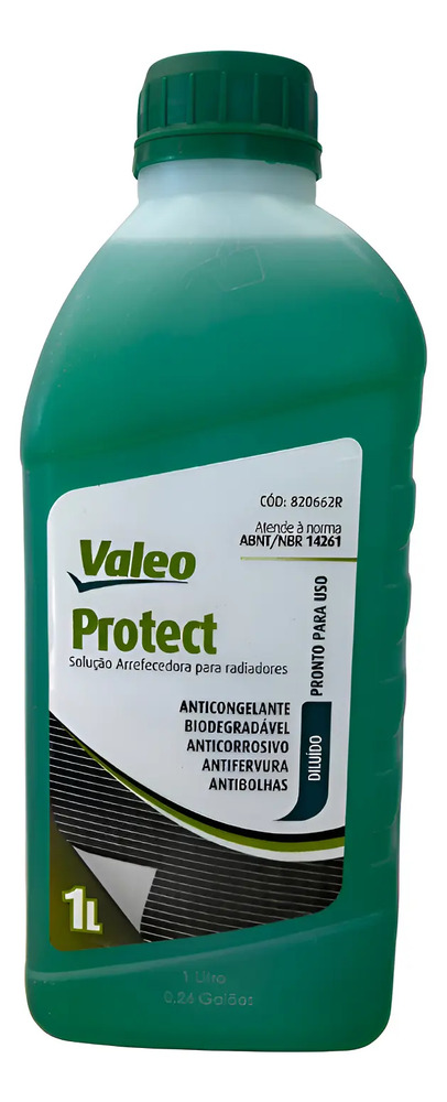 Anticongelante Valeo Verde Claro Para Radiador Bidón De 1 L